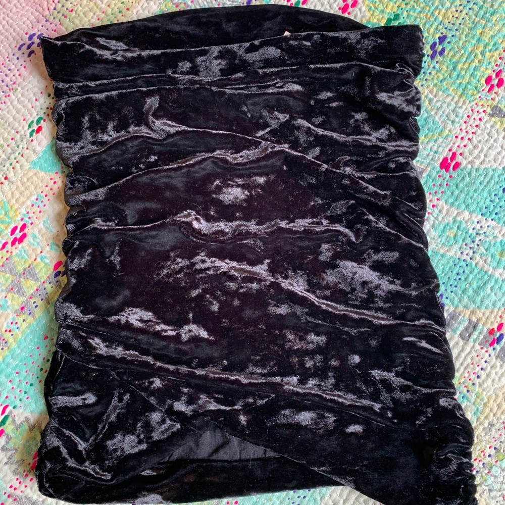 Free People Velvet Tube Top